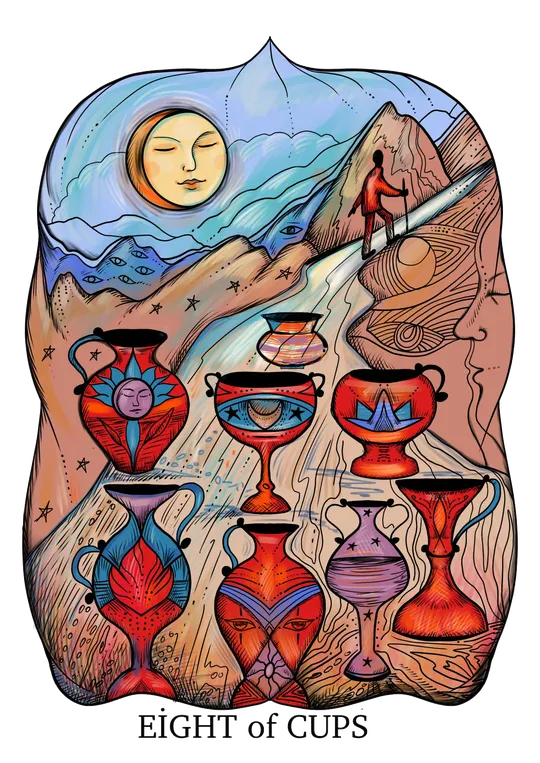 Eight of Cups tarot card