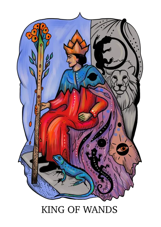 King of Wands tarot card