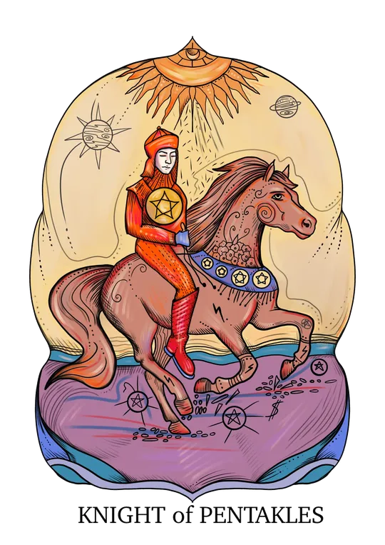 Knight of Pentacles tarot card