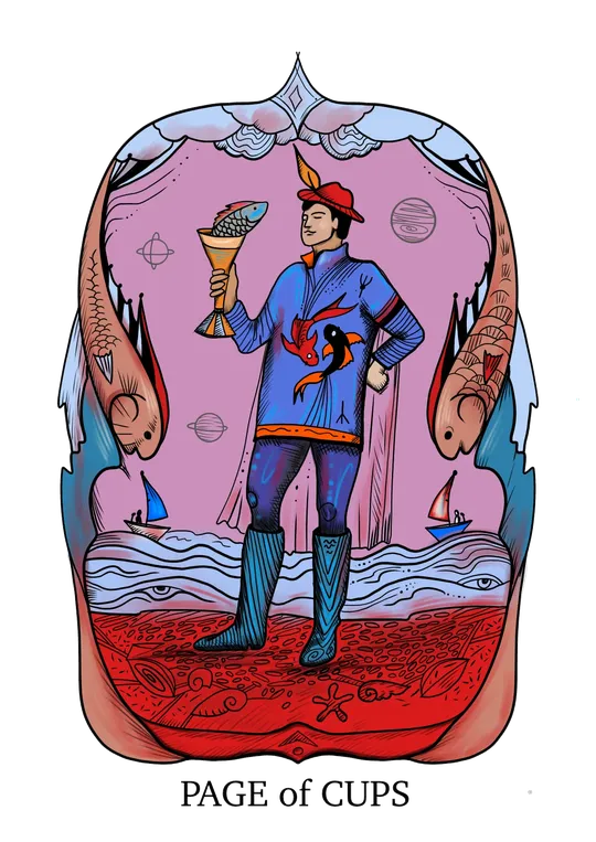 Page of Cups tarot card