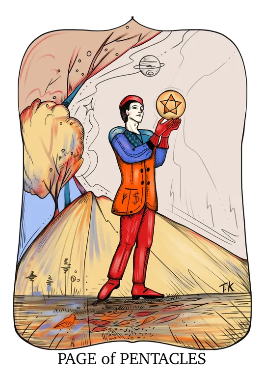 Page of Pentacles tarot card