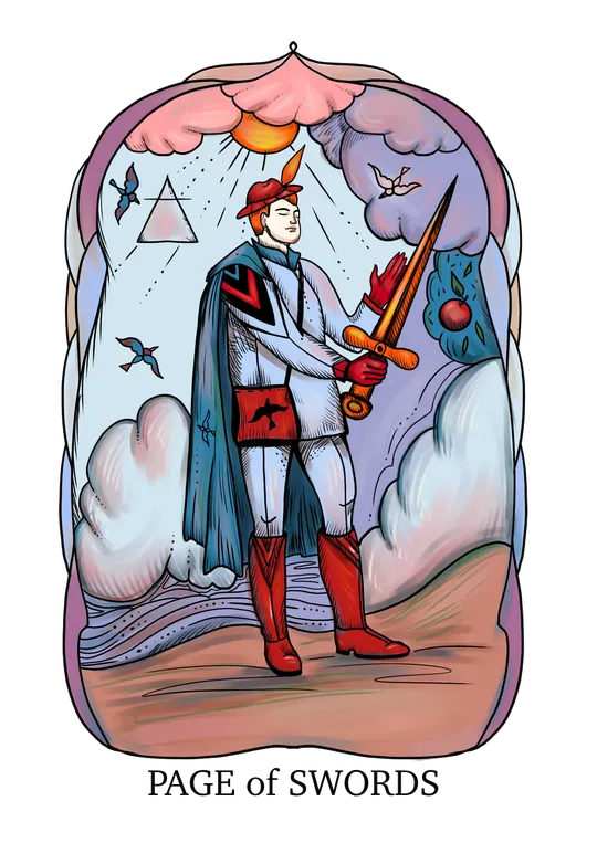 Page of Swords tarot card