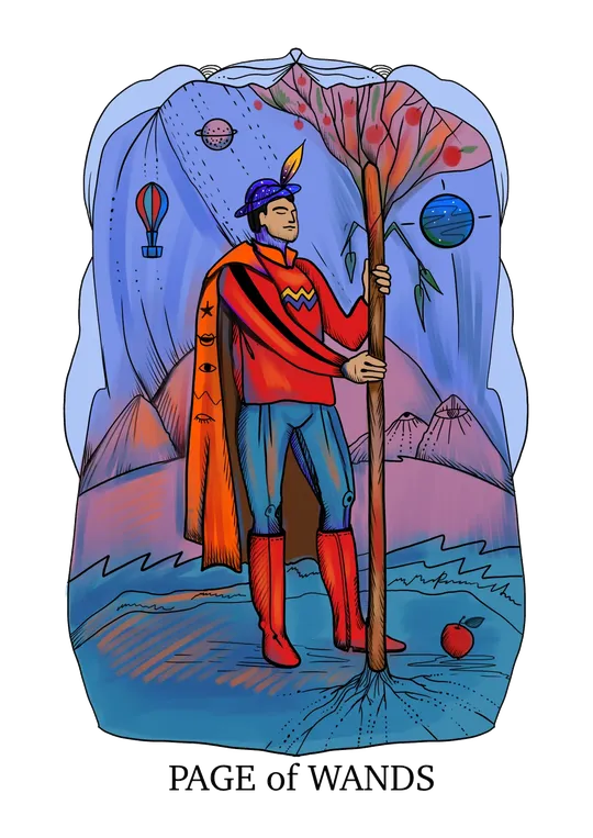 Page of Wands tarot card