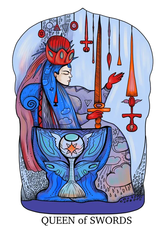 Queen of Swords tarot card