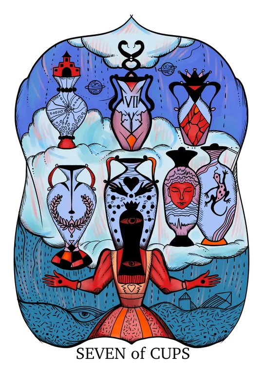Seven of Cups tarot card