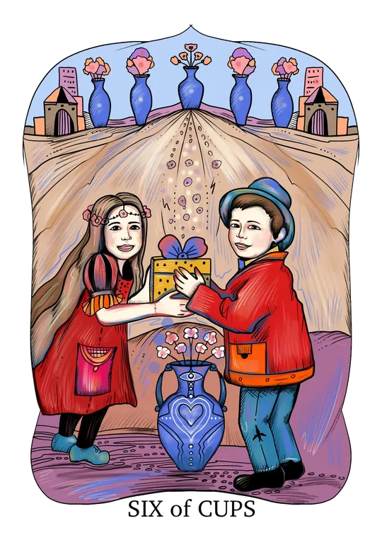 Six of Cups tarot card