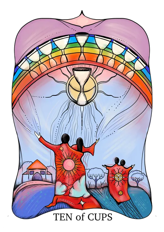 Ten of Cups tarot card
