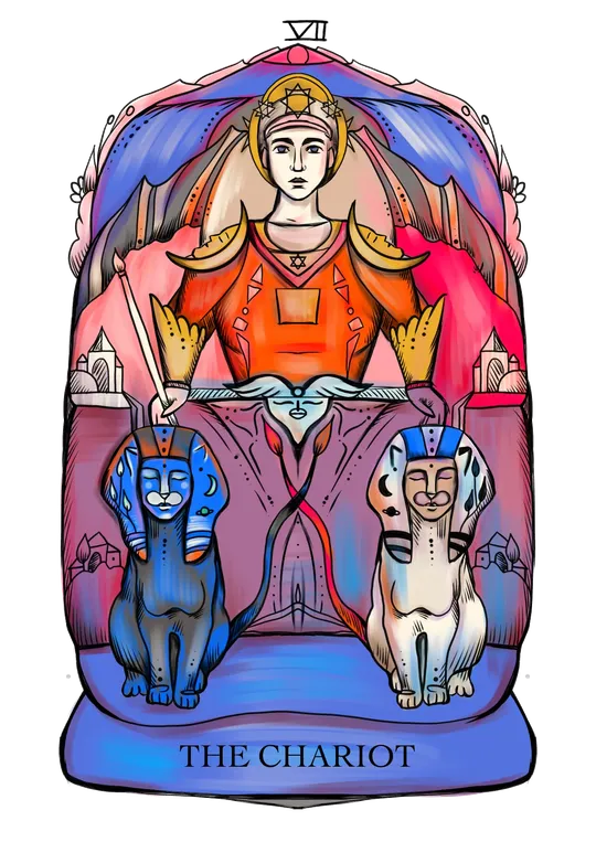 The Chariot tarot card