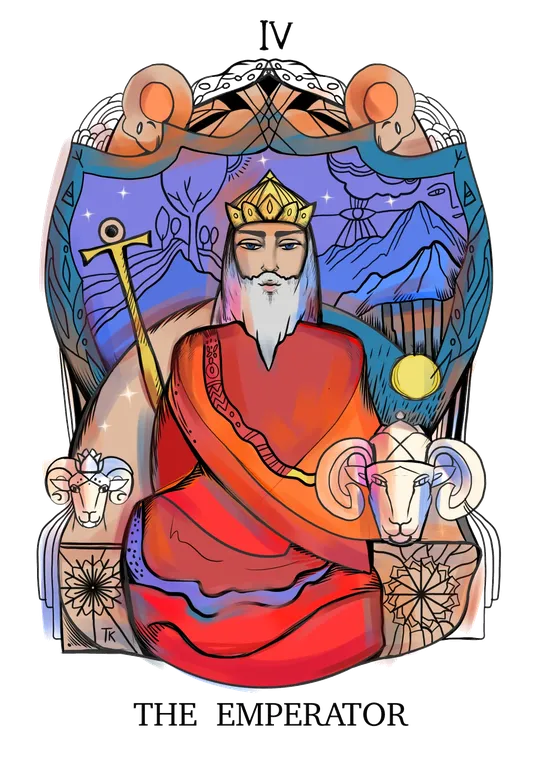 The Emperor tarot card