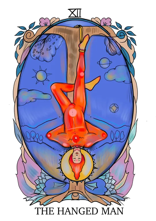 The Hanged Man tarot card