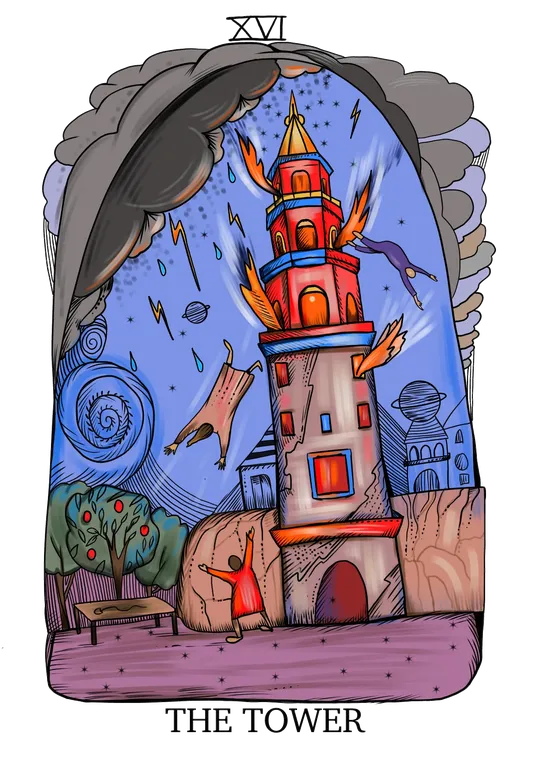 The Tower tarot card