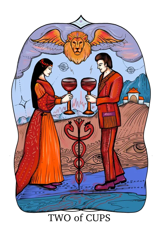 Two of Cups