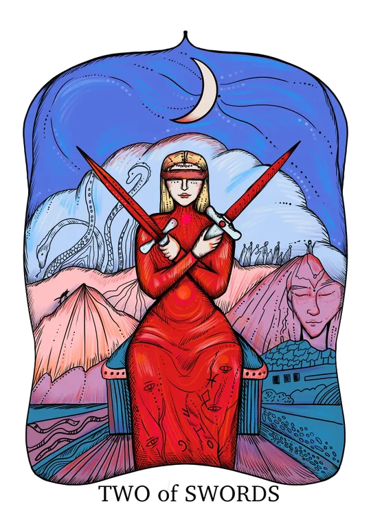 Two of Swords tarot card